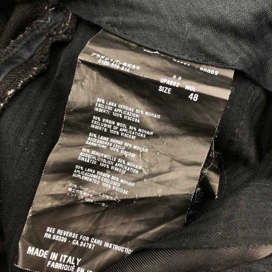 PRADA プラダ スラックスパンツ サイズ48 UPA692 ブラック