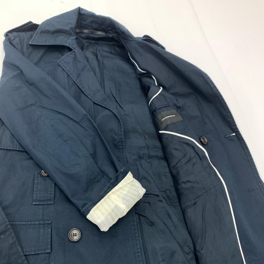 KRIS VAN ASSCHE クリスヴァンアッシュ トレンチコート 44 ネイビー 