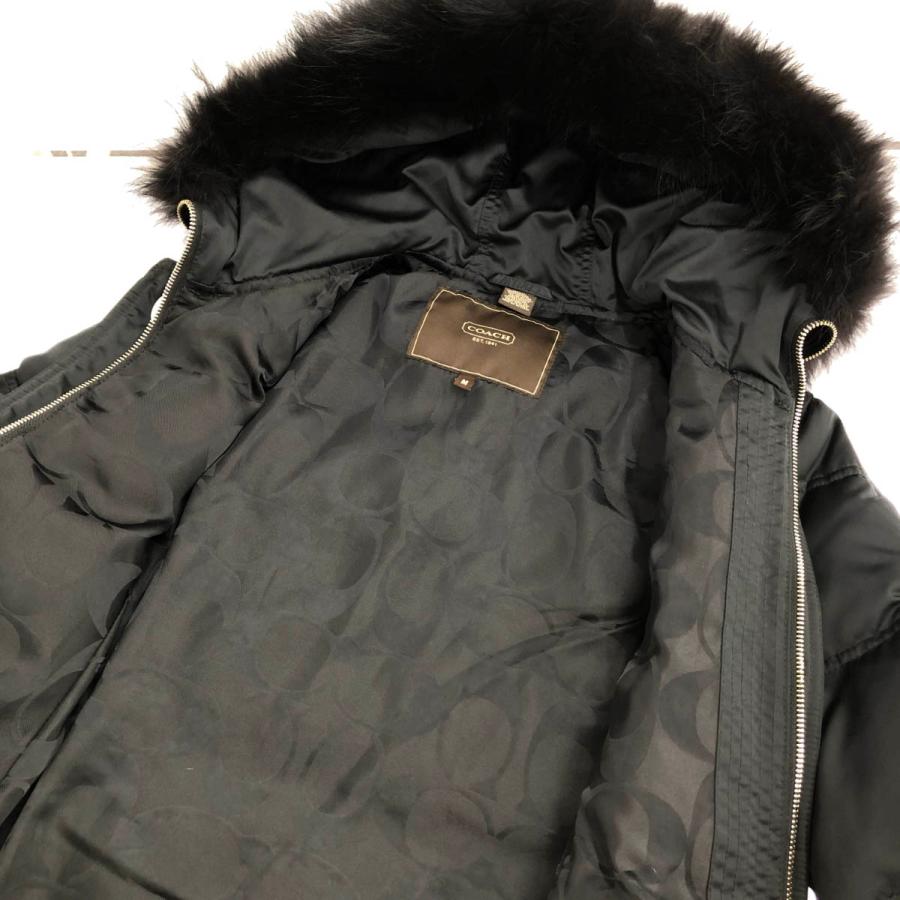 COACH コーチ ダウンコート 良好 サイズM ブラック レディース COACH コーチ ダウンコート 良好 サイズM ブラック レディース