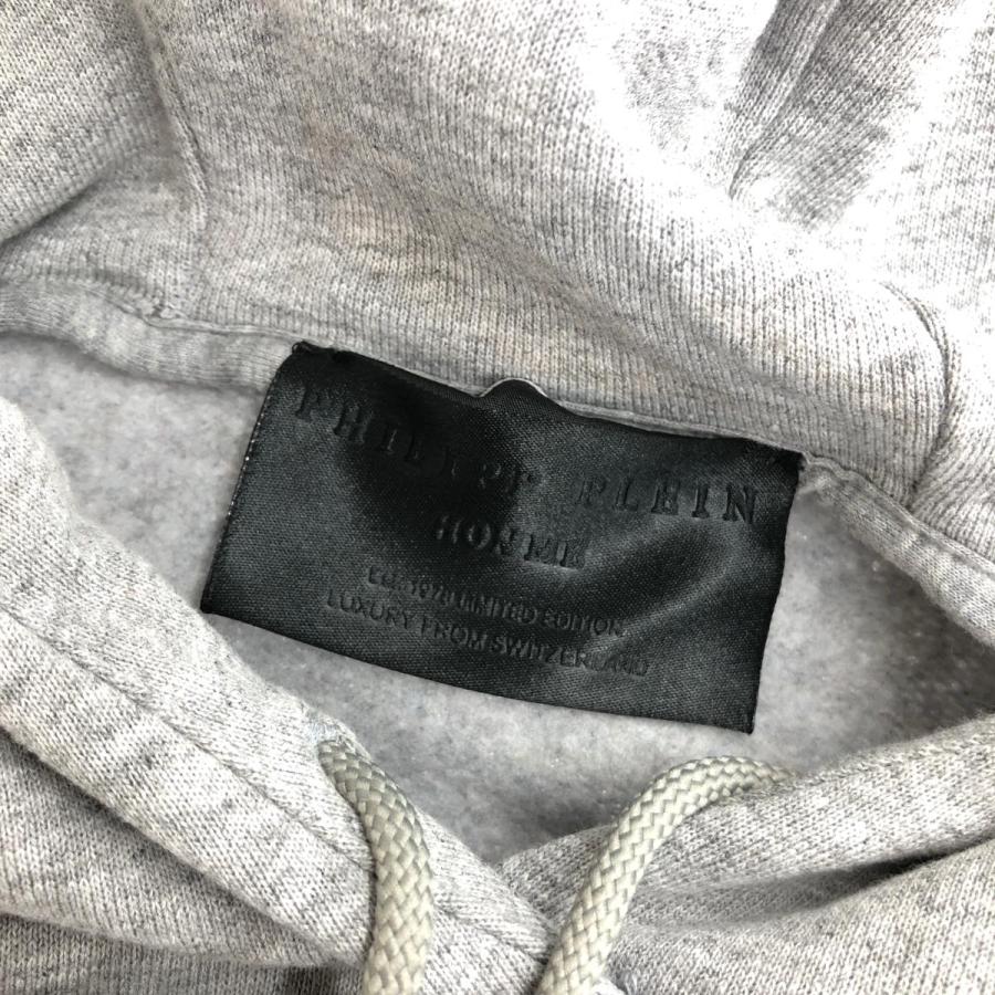 PHILIPP PLEIN フィリッププレイン パーカー 良好 グレー メンズ PHILIPP PLEIN フィリッププレイン パーカー 良好 グレー メンズ