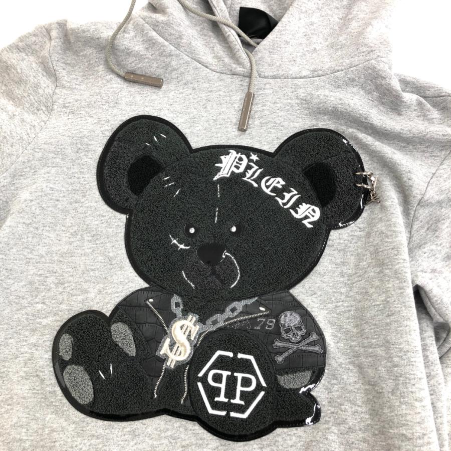 PHILIPP PLEIN フィリッププレイン パーカー 良好 グレー メンズ PHILIPP PLEIN フィリッププレイン パーカー 良好 グレー メンズ