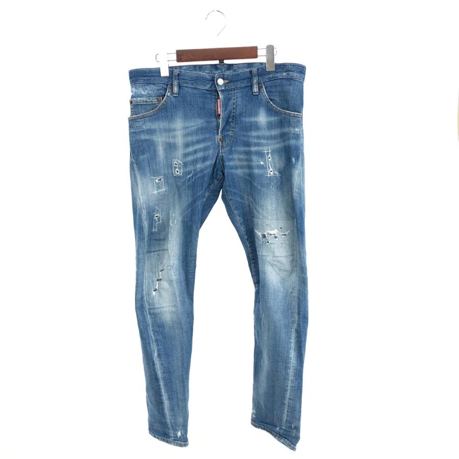 Dsquared2 ディースクエアード デニムパンツ サイズ46 ブルー Dsquared2 ディースクエアード デニムパンツ サイズ46 ブルー