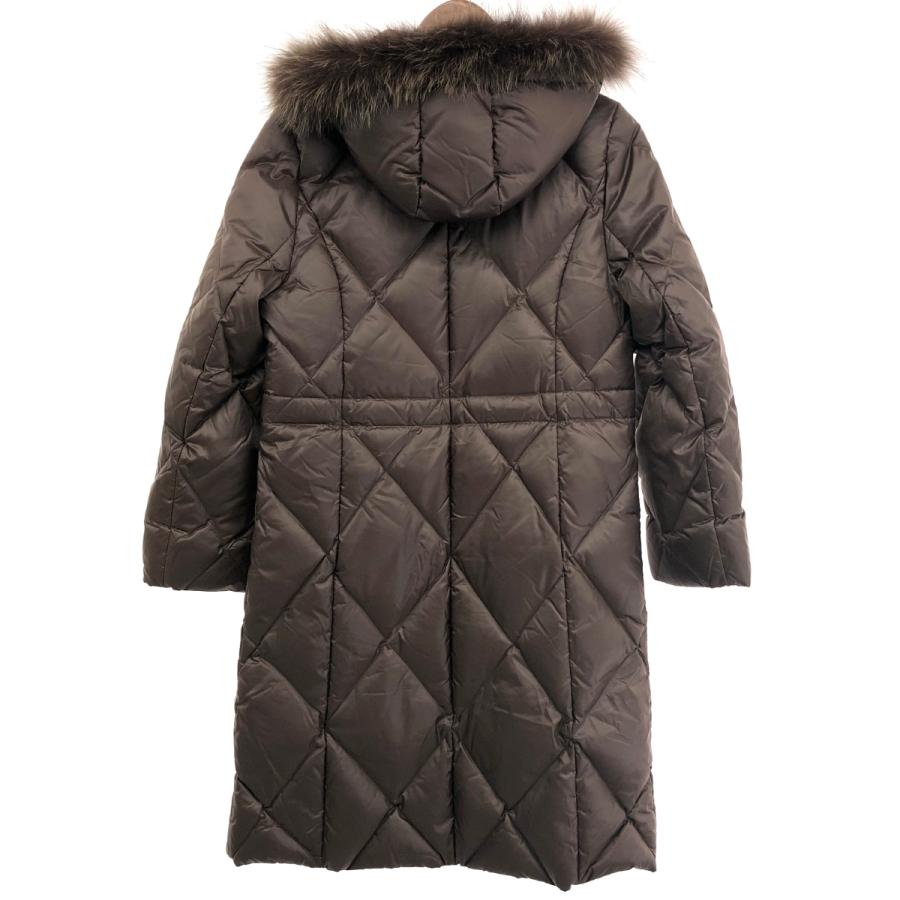 BURBERRY LONDON バーバリーロンドン ダウン コート ファー付 42 