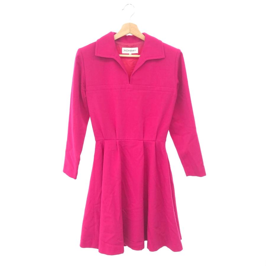 SAINT LAURENT PARIS サンローランパリ 長袖ワンピース サイズ:36  