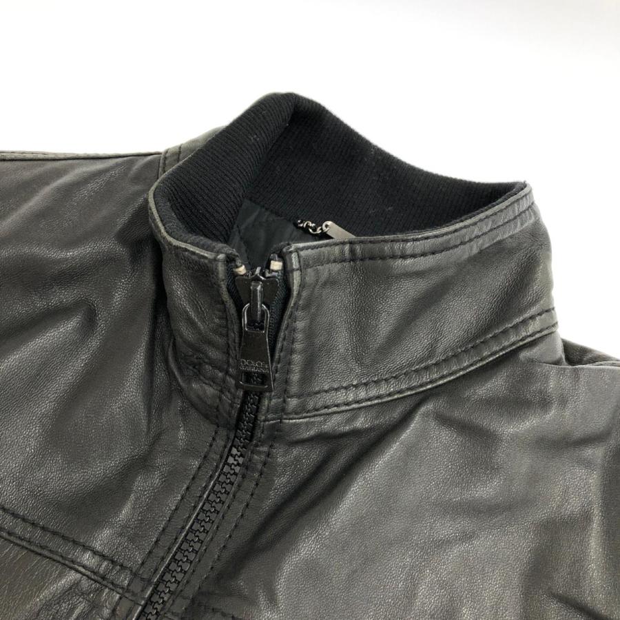 DOLCE&GABBANA ドルチェ&ガッバーナ レザージャケット サイズ44 DOLCE&GABBANA ドルチェ&ガッバーナ レザージャケット サイズ44
