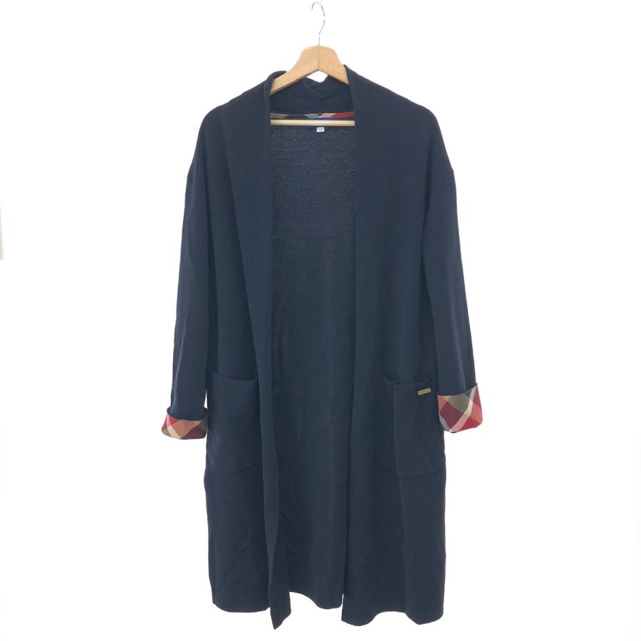 BLUE LABEL CRESTBRIDGE ロングカーディガン 38 ネイビー