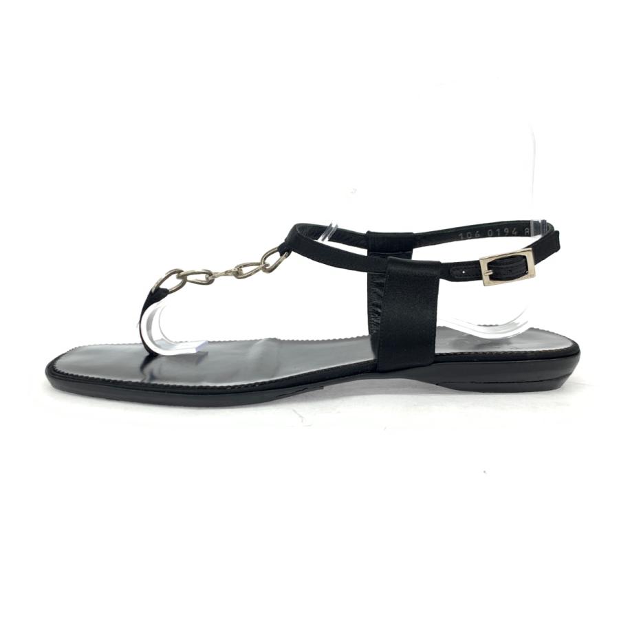 グッチ GUCCI サンダル　36.5/23.5 Black strap 194 GUCCI】グッチ 353765 サンダル レザー メンズ 黒 27.5cm ブラック