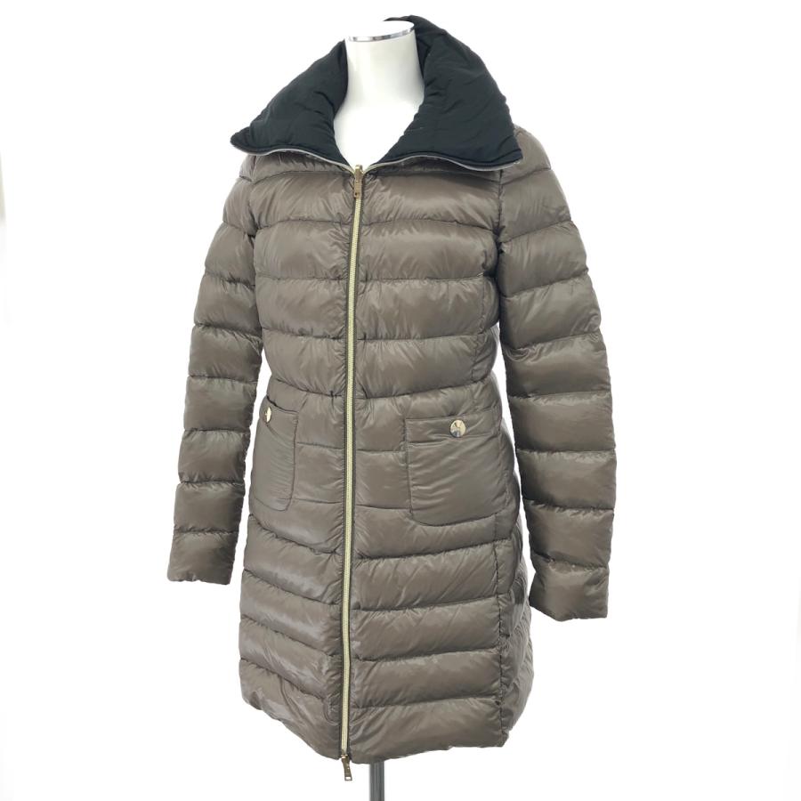 ヘルノ　リバーシブル　コート　HERNO サイズ40 スパンコール　ニット ヘルノ ダウンコート リバーシブル レディース SIZE 40 (M) Herno 中古