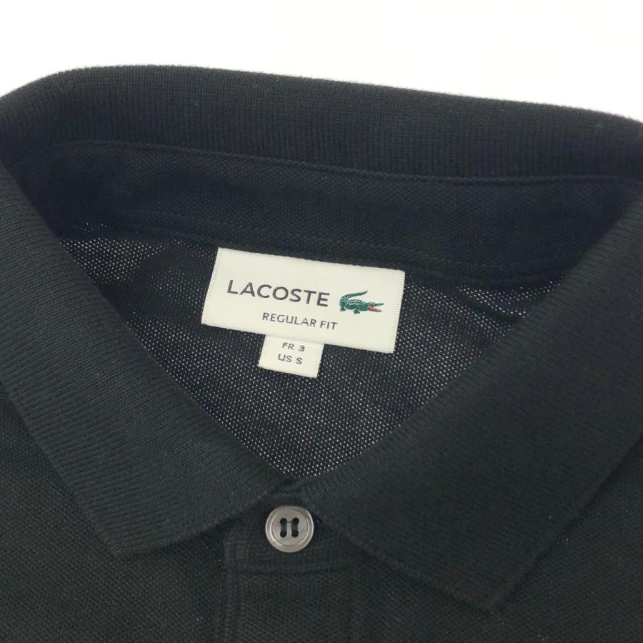LACOSTE ラコステ 半袖ポロシャツ 良好 サイズ:FR3 ブラック LACOSTE ラコステ 半袖ポロシャツ 良好 サイズ:FR3 ブラック