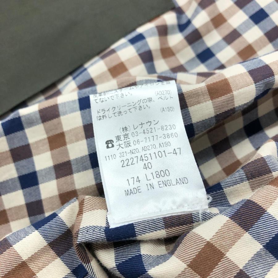 Aquascutum アクアスキュータム U.K KINGSWAY トレンチコート Aquascutum アクアスキュータム U.K KINGSWAY トレンチコート