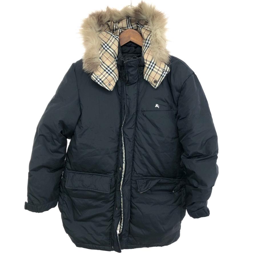 BURBERRYバーバリー ブラックレーベル ダウンジャケット ファー付き