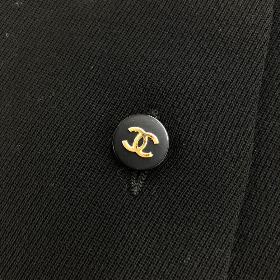 CHANEL シャネル スカート サイズ44 ブラック ウール レディース  