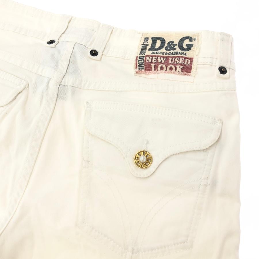 D&G ドルチェ&ガッバーナ デニムパンツ サイズ:24 ホワイト D&G ドルチェ&ガッバーナ デニムパンツ サイズ:24 ホワイト