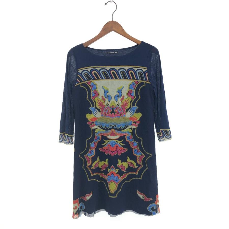 VIVIENNE TAM / 長袖ワンピース/O/ナイロン/PUP// VIVIENNE TAM ヴィヴィアンタム 長袖ワンピース 良好 サイズ:1