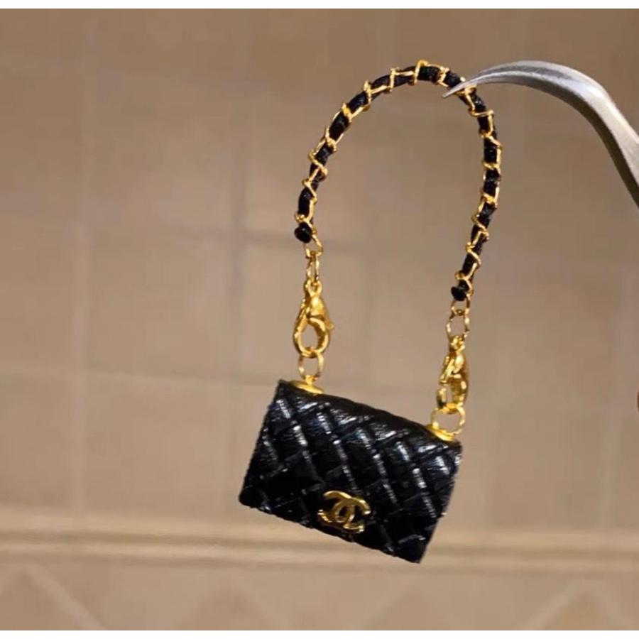 ★ハンドメイド★ ミニチュア 2wayバッグ エトゥープ ドールアウトフィット 1/6ドール バッグ カバン ハンドバッグ 人形用 ミニチュア