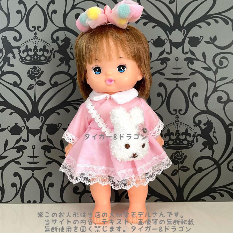 メルちゃん服 25cm ドール メルちゃん人形 レース 半袖 ワンピース うさぎバッグ ヘアアクセサリー きせかえ 人形 服 Ningyou Fuku No1 Tiger Dragon 通販 Yahoo ショッピング