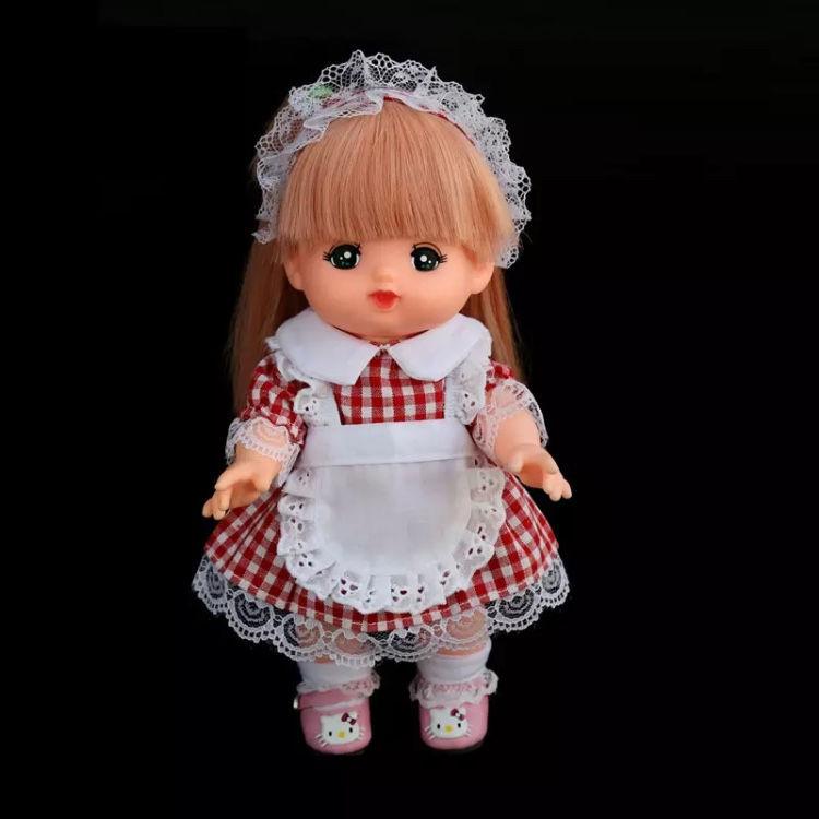 ペコちゃん　ぬいぐるみ　エプロンドレス 15cm_83abba24-dc85-4e23-8003-