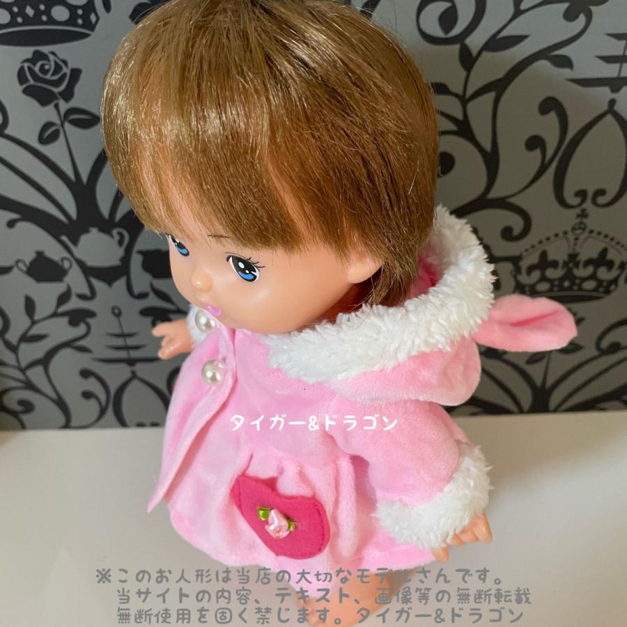メルちゃん服 25cmドール メルちゃん人形 ウサギ耳 フード ボア メルちゃん服 25cmドール メルちゃん人形 ウサギ耳 フード ボア