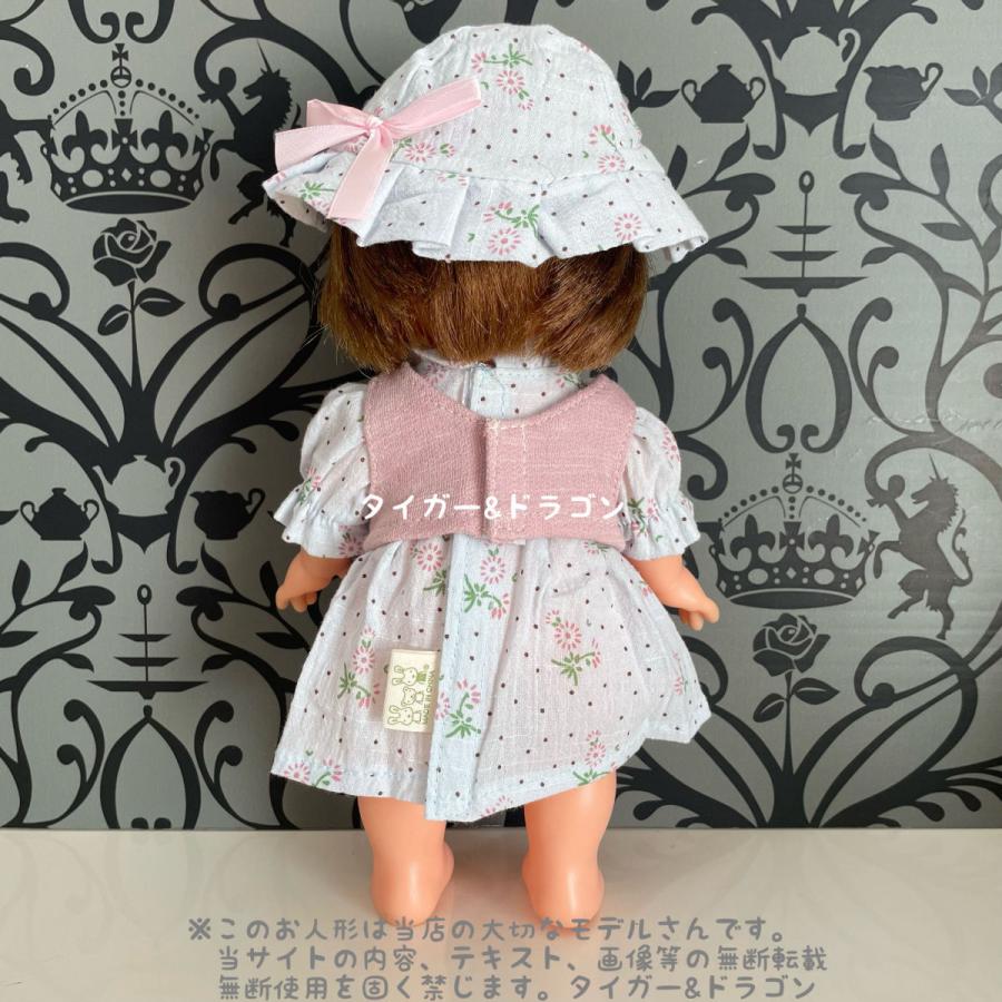 メルちゃん服 25cm ドール メルちゃん人形 パフスリーブ 花柄
