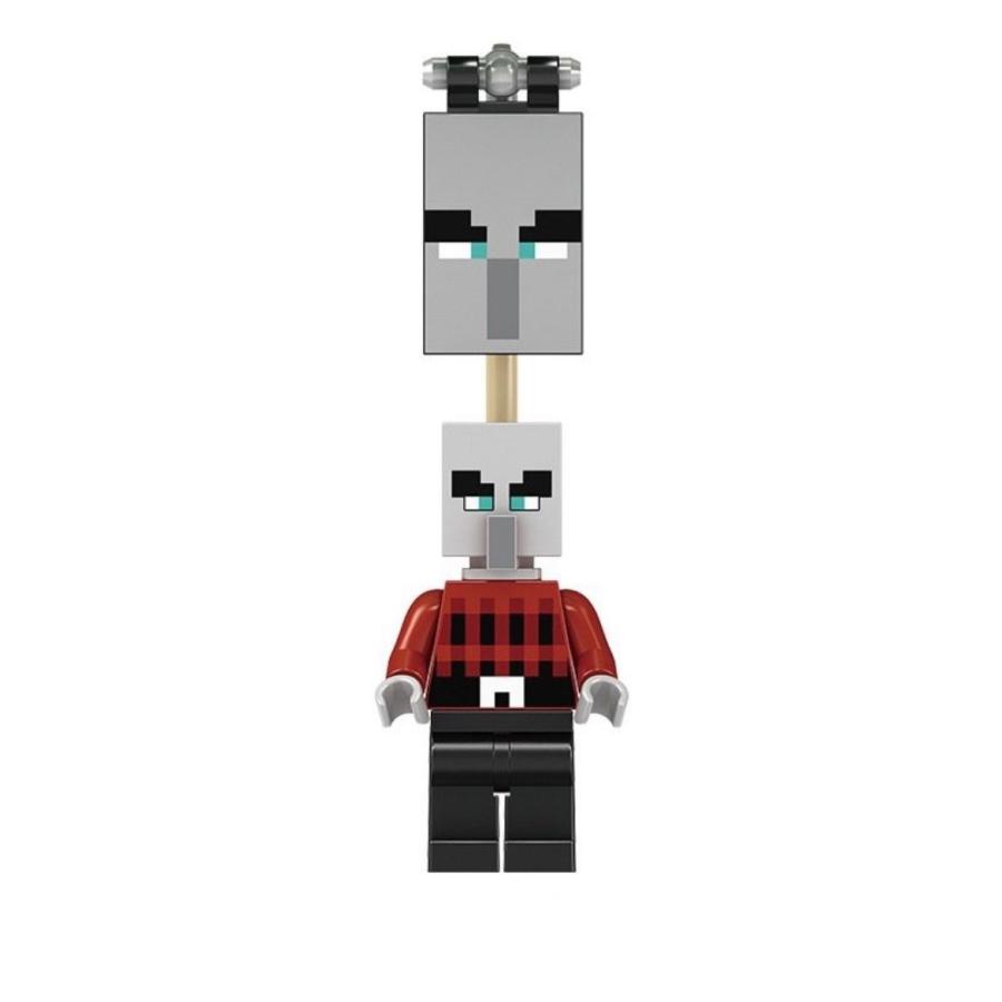Minecraft マインクラフト ピリジャー レゴ互換ブロック ミニフィグ マイクラゲームキャラクターグッズ Pillager Tiger Dragon 通販 Yahoo ショッピング