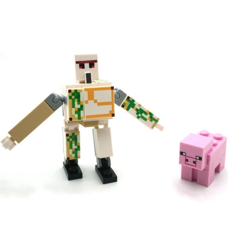 マインクラフト レゴ互換ブロック アイアンゴーレム ブタ マイクラゲームキャラクターグッズ 新品 送料無料