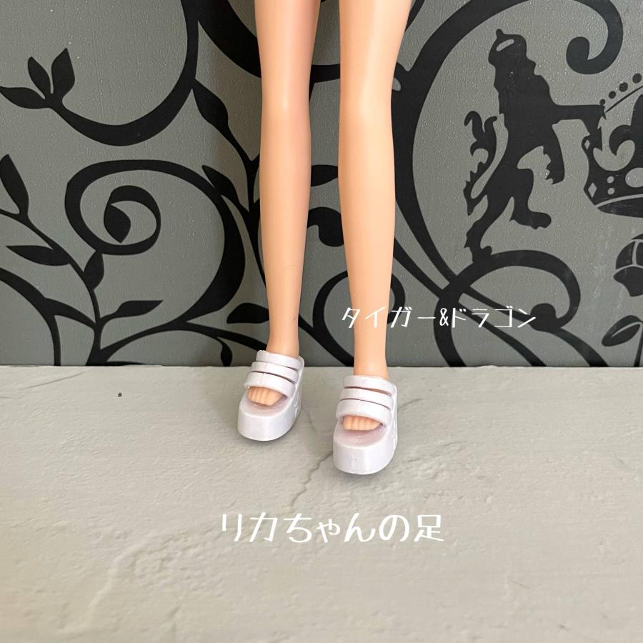 リカちゃん ブライス 厚底サンダル ウェッジソール 靴 くつ シューズ 