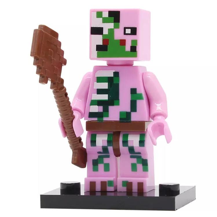 マインクラフト ゾンビピッグマン レゴ互換 ブロック ミニフィグ マインクラフト ゾンビピッグマン レゴ互換 ブロック ミニフィグ