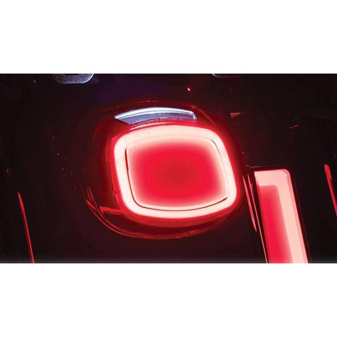 LEDモーターサイクルテールライト ブレーキ付きリアライト ハーレービッグツイン99用ランニングライトの画像