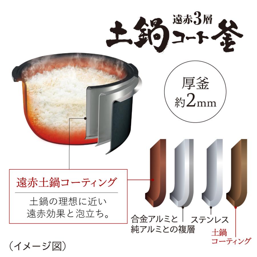 炊きたて 炊飯器 5合炊き タイガー IH 5.5合 ブラック 日本製 JPW-J100