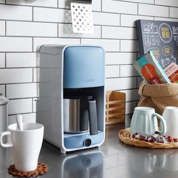 コーヒーメーカー おしゃれ デザイン ステンレスサーバー 0 81l Adc A060as サックスブルー 6杯分 ステンレス