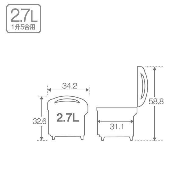 タイガー魔法瓶 電子ジャー タイガー JHG-A271FT カトレア