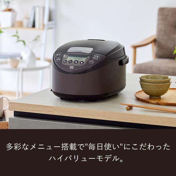 炊飯器 5合炊き タイガー IH炊飯器  JPW-D100 ブラウン  パン焼き 調理 ケーキ｜tiger-online｜02