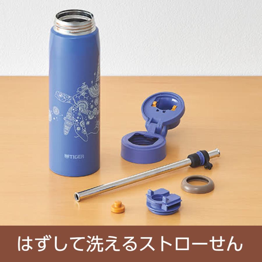 タイガー魔法瓶 水筒 500ml ストロー ステンレス おしゃれ 真空断熱