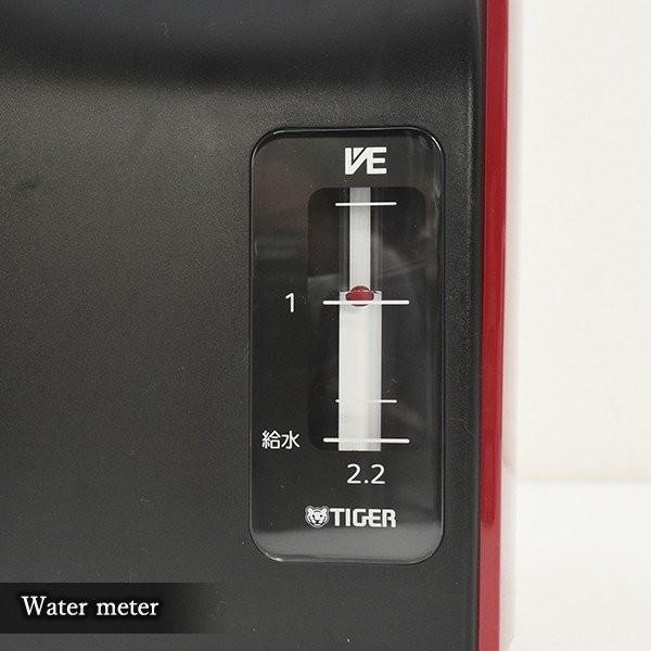 電気ポット 2L タイガー 蒸気レス  レッド 節電 省エネ :