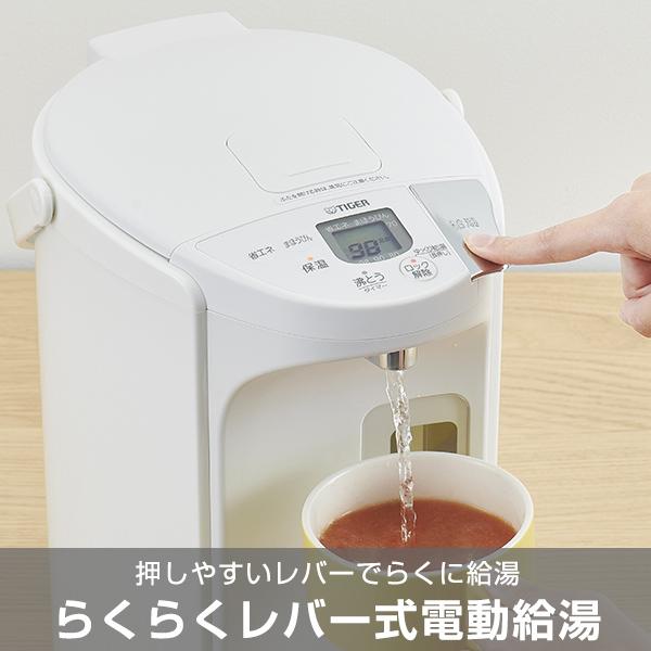 とく子さん 電気ポット 2.2リットル 保温 タイガー 蒸気レス とく子さん 電気ポット 2.2リットル 保温 タイガー 蒸気レス