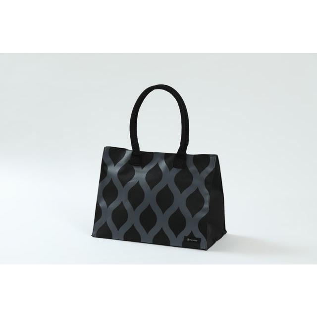 [hacobag] ハコバッグ トートバッグ Mサイズ（立涌 黒）Tachiwaku Black　立涌　黒 | 