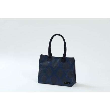 [hacobag] ハコバッグ トートバッグ Ｓサイズ（立涌 紺）Tachiwaku Navy　立涌　紺 | 