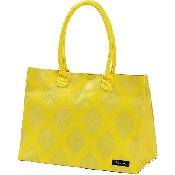 [hacobag] ハコバッグ トートバッグ Mサイズ（立涌 黄）Tachiwaku Yellow　立涌　黄 |  | 01