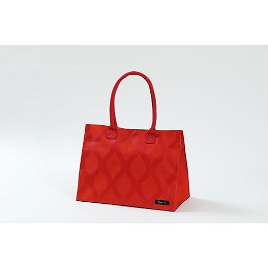 [hacobag] ハコバッグ トートバッグ Mサイズ（立涌 赤）Tachiwaku Red　立涌　赤 |  | 02