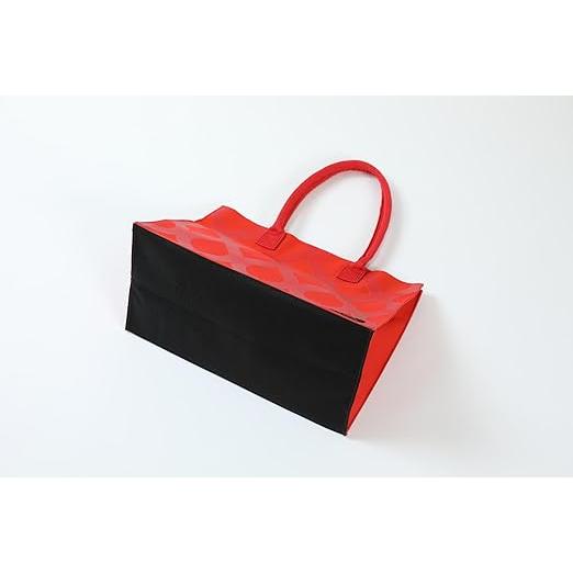 [hacobag] ハコバッグ トートバッグ Mサイズ（立涌 赤）Tachiwaku Red　立涌　赤 |  | 03