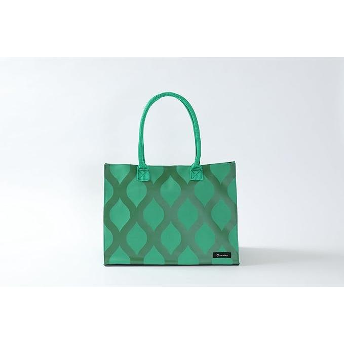 [hacobag] ハコバッグ トートバッグ Ｓサイズ（立涌 緑）Tachiwaku Green　立涌　緑 |  | 04