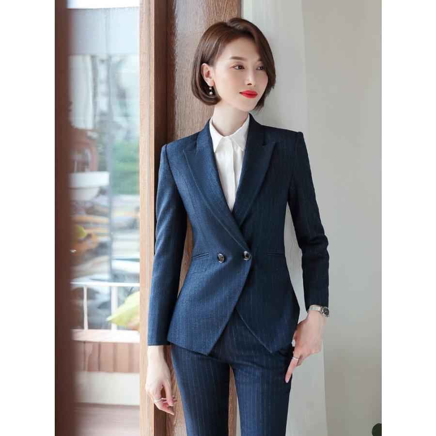 セットアップスーツ レディース ストライプ パンツスーツ 春秋冬 フォーマルスーツ 通勤 Ol スカートスーツ 2点セット オフィススーツ セレモニー スーツ 1912nxf35 ティージービーヤフー店 通販 Yahoo ショッピング