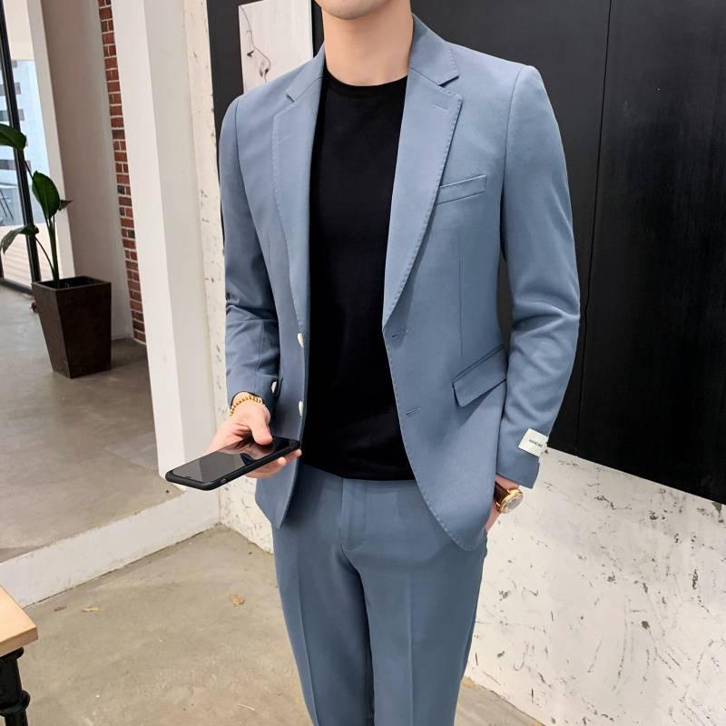 人気満点 カジュアルスーツ フォーマルスーツ メンズ 上下セット メンズスーツ セットアップスーツ 2点セット 成人式 結婚式 紳士服 入学式 スーツ 魅了 Skylanceronline Com