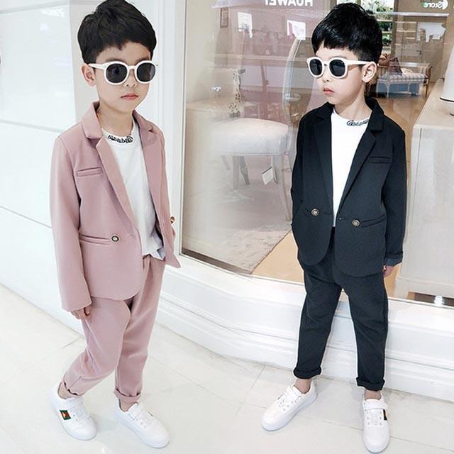 キッズ 男の子 スーツ フォーマル 子供服 上下セット カジュアルスーツ 韓国風 結婚式 入学式 卒業式 入園式 卒園式 パーティー 黒 ピンク Y ティージービーヤフー店 通販 Yahoo ショッピング