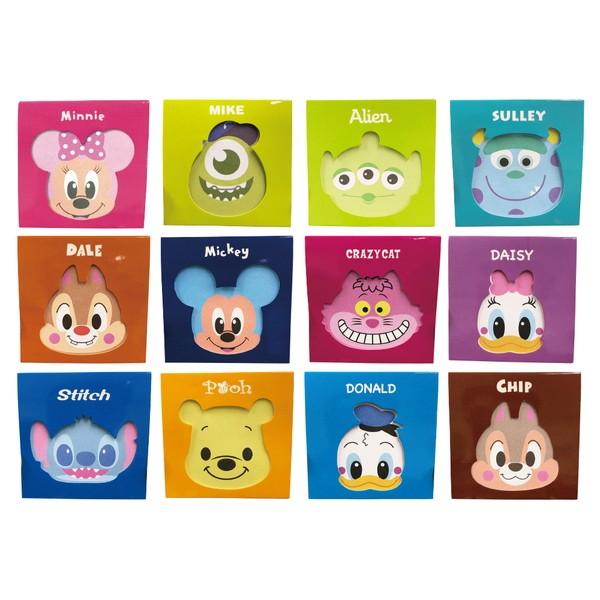 人気海外一番 ディズニー 顔柄付箋メモ Materialworldblog Com