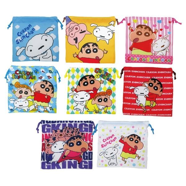 再販ご予約限定送料無料 クレヨンしんちゃん カラフルキュート巾着袋 信託