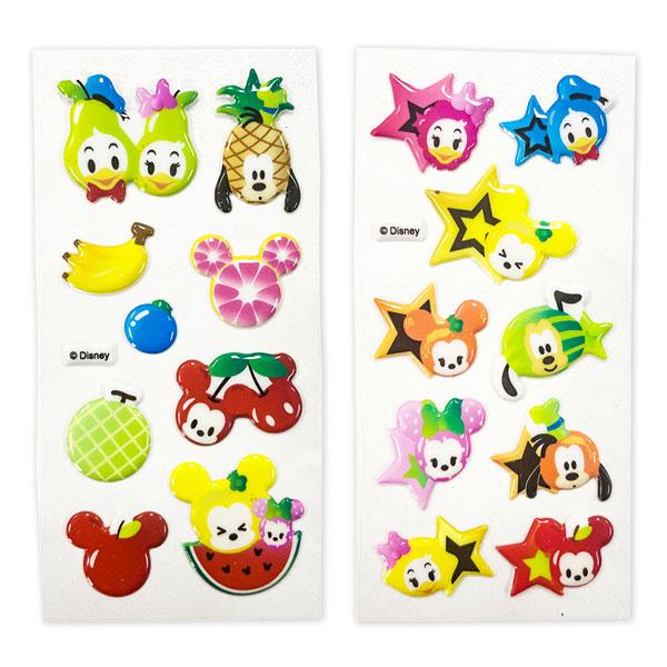 ディズニーフルーツ ぷっくりミニシール【不良対応不可】 : こども