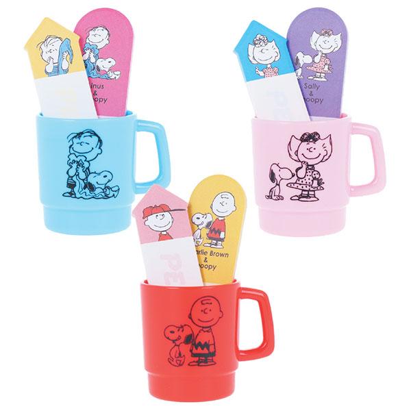 スヌーピー カップケース入付箋【不良対応不可】 : こどもモール
