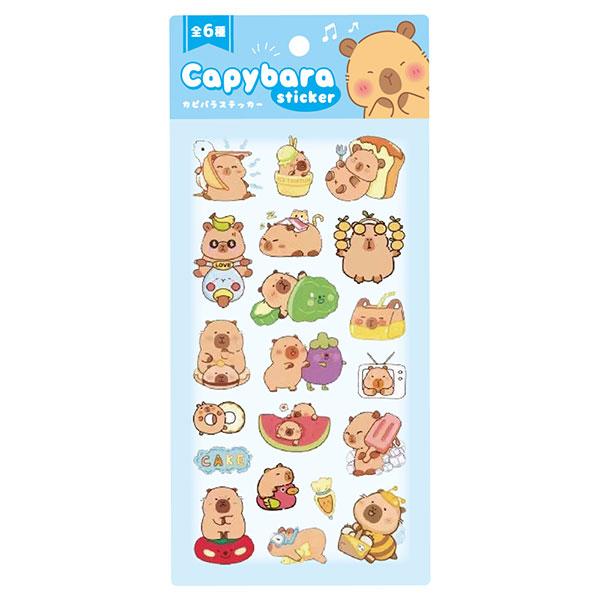 カピバラステッカー【不良対応不可】 : こどもモールタイガーキャット