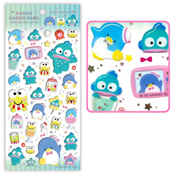 お一人様2セットまで】サンリオキャラクターズ クリアキャンディシール